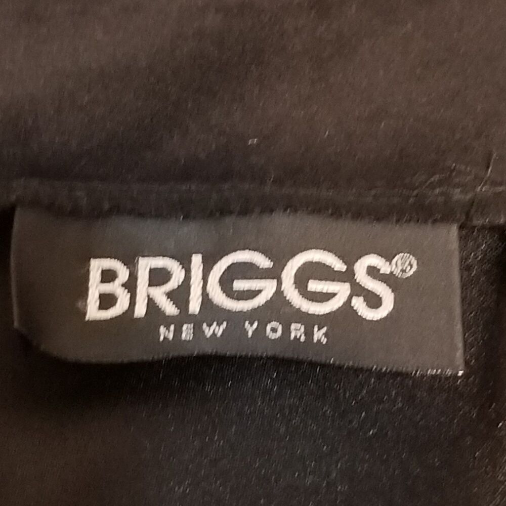 Briggs New York 18W Skirt Midi Faux Suede Back Zip Slit Vegan Leather Goth Fall - Picture 6 of 9
